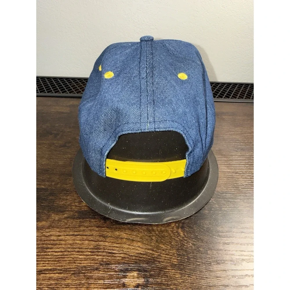 Minions Snapback Hat Cap Denim Blue Adjustable Illumination‎ Universal OSFA